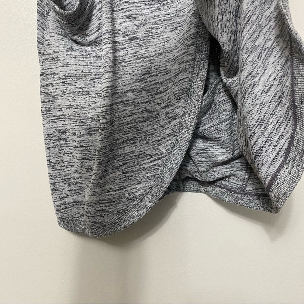 Athleta Women's Blissful Balance Vest Open Back Hooded Size Ex Small Grey Zip Up - Picture 5 of 15